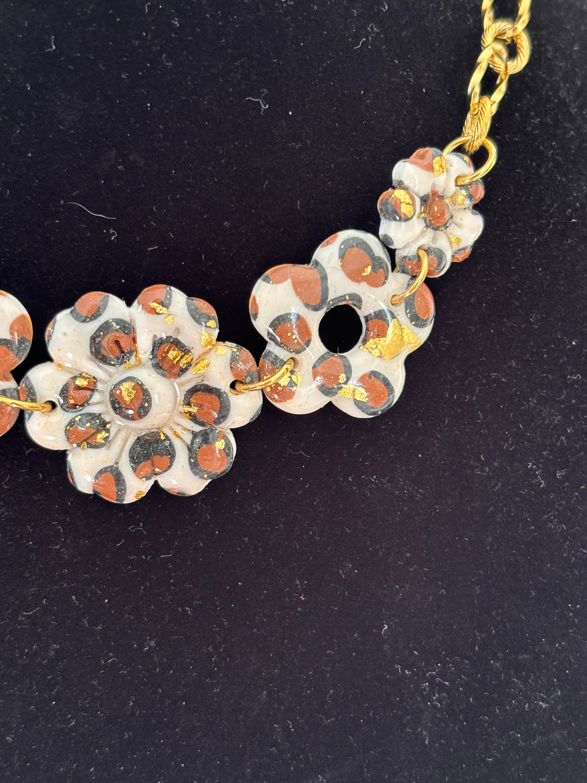 Collier léopard